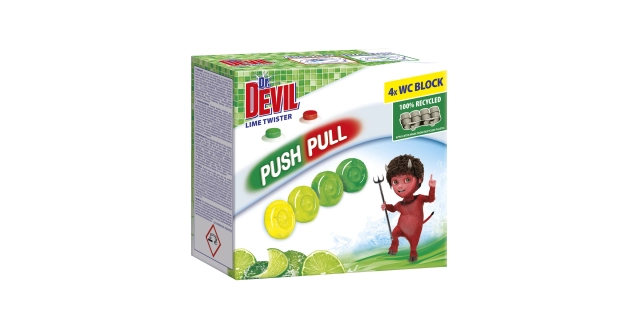 Dr. DEVIL WC PUSH PULL GEL 4x20 g Lime twister                                                                                                                                                                                                            